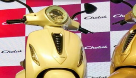 Bajaj Chetak Electric在印度推出价格从10万卢比开始