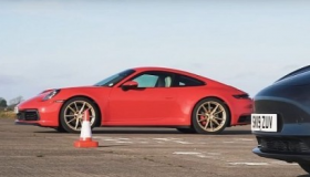 特斯拉Model 3可以在拉力赛中击败新款保时捷911 Carrera S吗