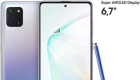 三星GalaxyNote10Lite设计以多个渲染图描绘