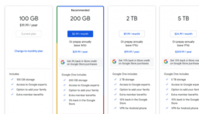 谷歌新的5TB云存储计划对任何人来说都足够了