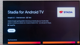 您可以下载StadiaAndroidTV应用但不能播放