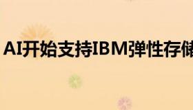 AI开始支持IBM弹性存储和Optane存储系统