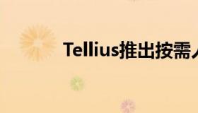 Tellius推出按需人工智能平台