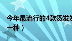 今年最流行的4款烫发发型（今年流行烫发哪一种）