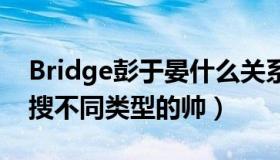 Bridge彭于晏什么关系（二人偶遇画面上热搜不同类型的帅）