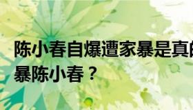 陈小春自爆遭家暴是真的吗？应采儿为什么家暴陈小春？