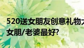 520送女朋友创意礼物大全 520送什么礼物给女朋/老婆最好?