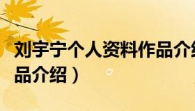 刘宇宁个人资料作品介绍（刘宇宁个人资料作品介绍）