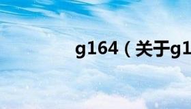 g164（关于g164的介绍）