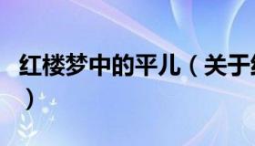 红楼梦中的平儿（关于红楼梦中的平儿的介绍）