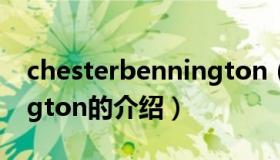 chesterbennington（关于chesterbennington的介绍）