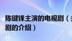 陈键锋主演的电视剧（关于陈键锋主演的电视剧的介绍）