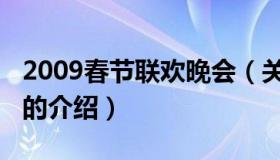 2009春节联欢晚会（关于2009春节联欢晚会的介绍）