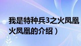 我是特种兵3之火凤凰（关于我是特种兵3之火凤凰的介绍）