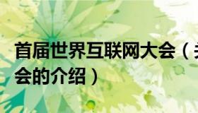 首届世界互联网大会（关于首届世界互联网大会的介绍）