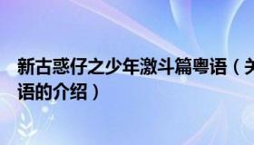 新古惑仔之少年激斗篇粤语（关于新古惑仔之少年激斗篇粤语的介绍）