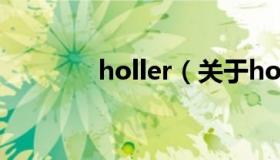 holler（关于holler的介绍）