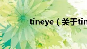 tineye（关于tineye的介绍）