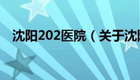 沈阳202医院（关于沈阳202医院的介绍）