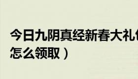 今日九阴真经新春大礼包（九阴真经特权礼包怎么领取）