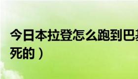 今日本拉登怎么跑到巴基斯坦的（本拉登怎么死的）