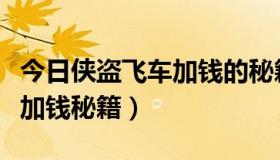 今日侠盗飞车加钱的秘籍（侠盗飞车狂野之城加钱秘籍）