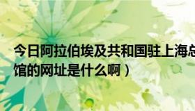 今日阿拉伯埃及共和国驻上海总领事馆（埃及驻上海总领事馆的网址是什么啊）