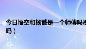 今日悟空和杨戬是一个师傅吗视频（悟空和杨戬是一个师傅吗）