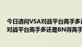 今日请问VSA对战平台高手多还是BN得高手多（请问VSA对战平台高手多还是BN得高手多）