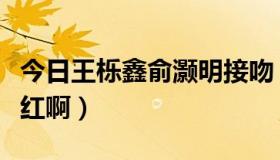 今日王栎鑫俞灏明接吻（王栎鑫和俞灏明谁更红啊）