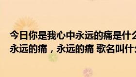 今日你是我心中永远的痛是什么歌名（歌词中有你是我心中永远的痛，永远的痛 歌名叫什么呢 谢谢）