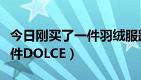 今日刚买了一件羽绒服跑毛怎么办（刚买了一件DOLCE）