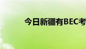 今日新疆有BEC考试报名地点吗