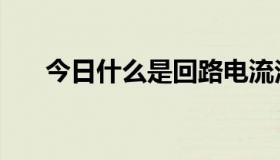 今日什么是回路电流法（什么是回路）