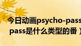 今日动画psycho-pass制作都有谁（psycho pass是什么类型的番）