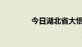 今日湖北省大悟县很穷吗？