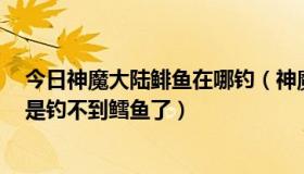 今日神魔大陆鲱鱼在哪钓（神魔大陆钓鱼等级2级以后是不是钓不到鳕鱼了）