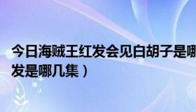 今日海贼王红发会见白胡子是哪一集（海贼王中白胡子VS红发是哪几集）