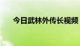 今日武林外传长视频（武林外传加点）