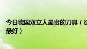 今日德国双立人最贵的刀具（德国双立人刀具的哪个系列的最好）