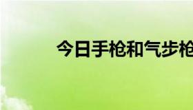 今日手枪和气步枪有什么区别？