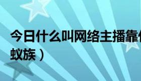 今日什么叫网络主播靠什么挣钱（什么叫网络蚁族）