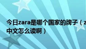 今日zara是哪个国家的牌子（zara是什么牌子，是哪国的，中文怎么读啊）