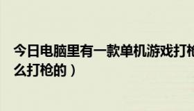 今日电脑里有一款单机游戏打枪的（中国一部单机游戏叫什么打枪的）