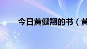 今日黄健翔的书（黄健翔的解说词）