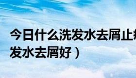 今日什么洗发水去屑止痒控油防脱发（什么洗发水去屑好）