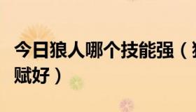 今日狼人哪个技能强（狼人天赋好还是地精天赋好）