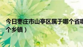 今日枣庄市山亭区属于哪个省哪个县（枣庄市山亭区有哪几个乡镇）