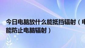 今日电脑放什么能抵挡辐射（电脑辐射消除器管用吗什么最能防止电脑辐射）