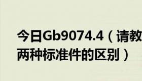 今日Gb9074.4（请教GB894.1和GB894.2两种标准件的区别）